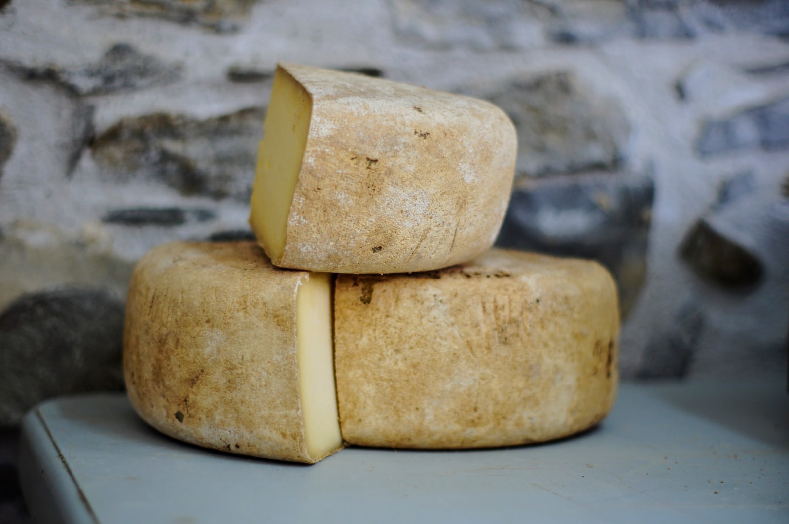 Cheese on a chopping board